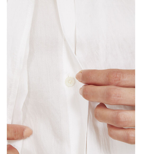 qualite「ギャザーレイヤードブラウス」|シャツ・ブラウス|