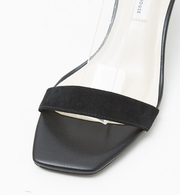 AU BANNISTER「アンクルストラップ スクエアトゥサンダル」|サンダル|