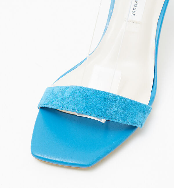 AU BANNISTER「アンクルストラップ スクエアトゥサンダル」|サンダル|