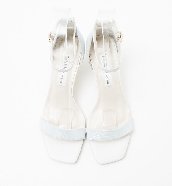 AU BANNISTER「アンクルストラップ スクエアトゥサンダル」|サンダル|