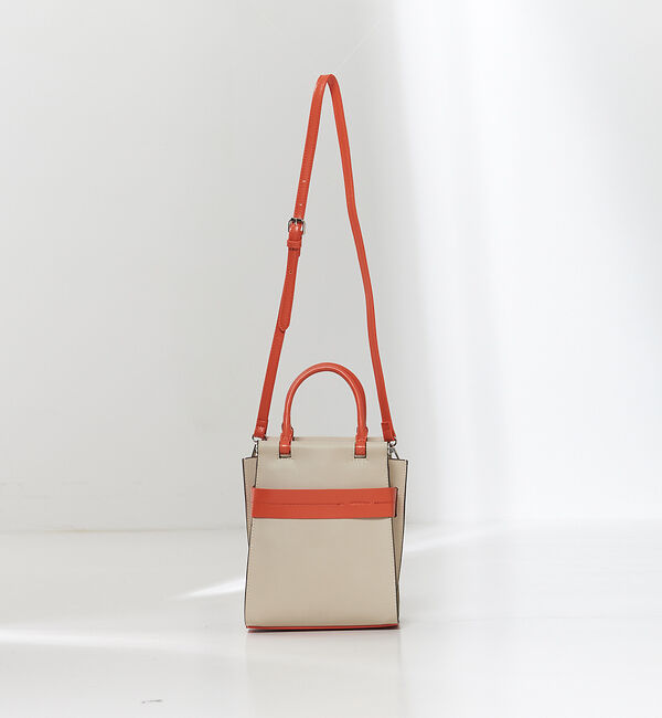 LOWELL things「Stand/バーチカルショルダーBAG」|ショルダー・メッセンジャー|オレンジ