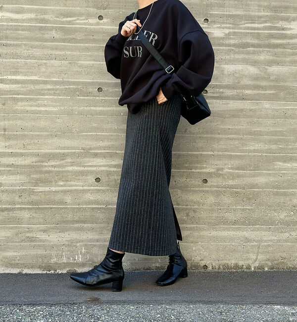 abahouse mavie「【セットアップ対応】ウォームジャージータイトスカート」|スカート|