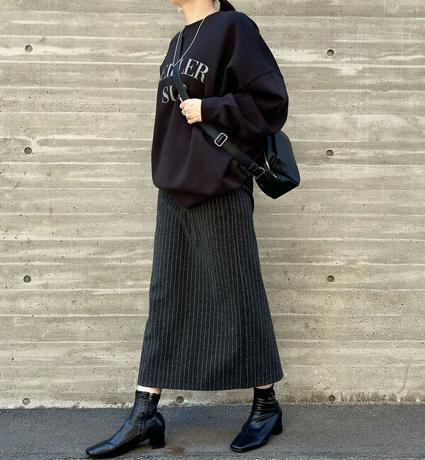 abahouse mavie「【セットアップ対応】ウォームジャージータイトスカート」|スカート|