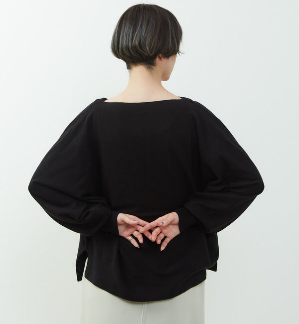 Soffitto「【nota della mano sinistra（ノータ デラ マノ シニストラ）】ドルマン2wayニットトップス」|ニット・セーター|