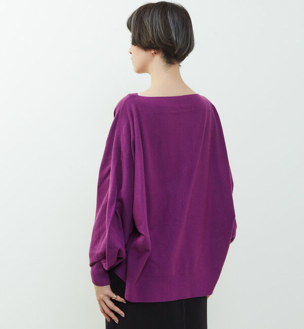 Soffitto「【nota della mano sinistra（ノータ デラ マノ シニストラ）】ドルマン2wayニットトップス」|ニット・セーター|