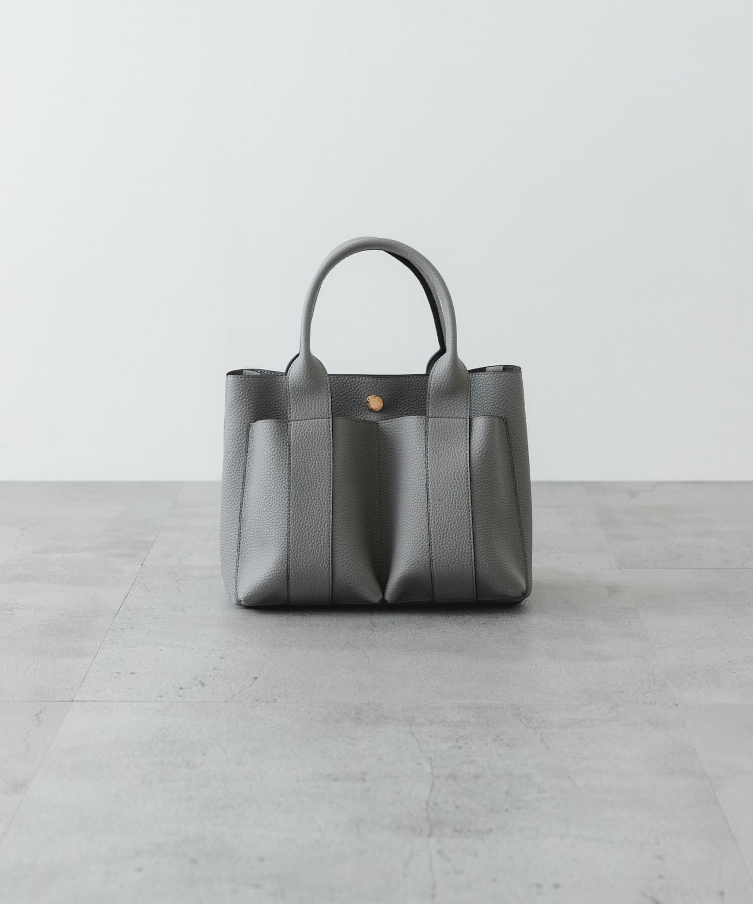 RODE SKO「プチダブルポケットトートバッグ」|トートバッグ|グレー