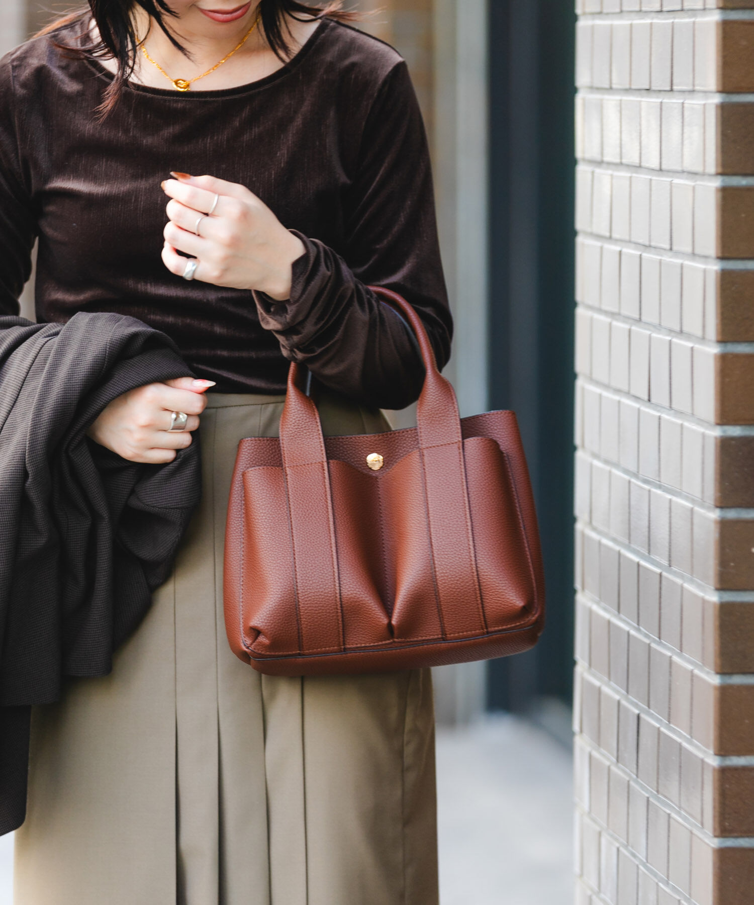 RODE SKO「プチダブルポケットトートバッグ」|トートバッグ|