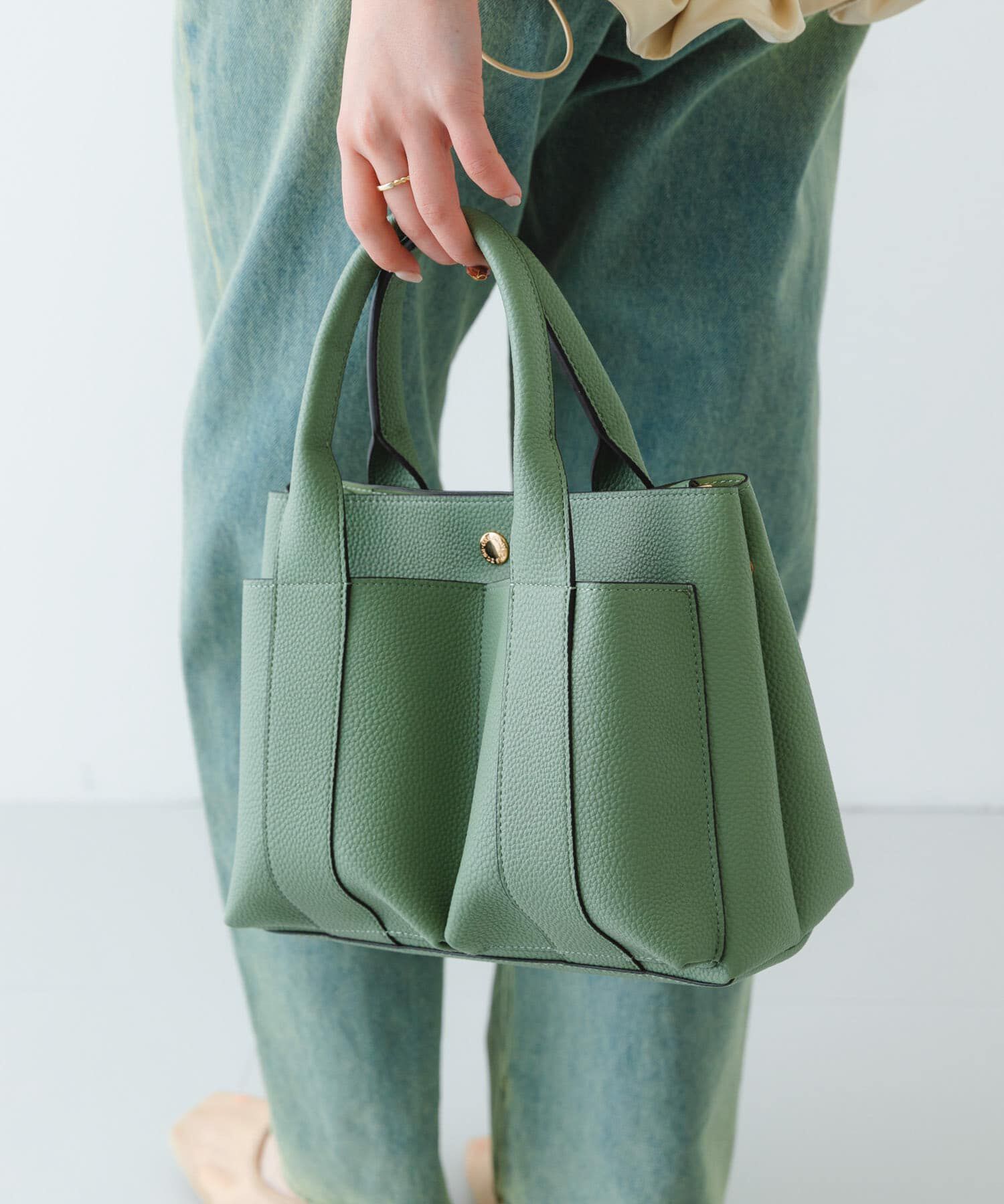 RODE SKO「プチダブルポケットトートバッグ」|トートバッグ|