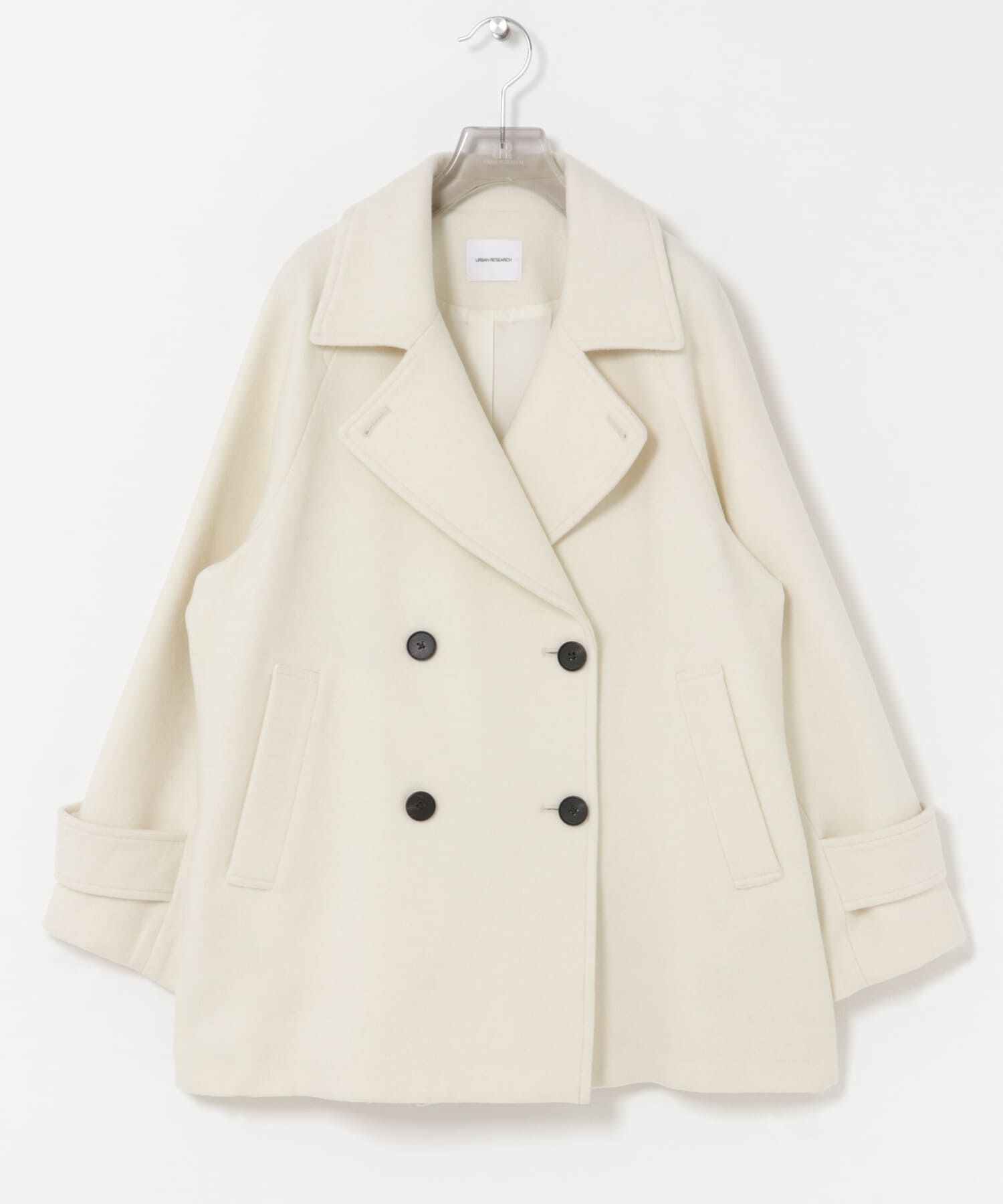 URBAN RESEARCH「スーパー100メルトンPコート」|ピーコート|