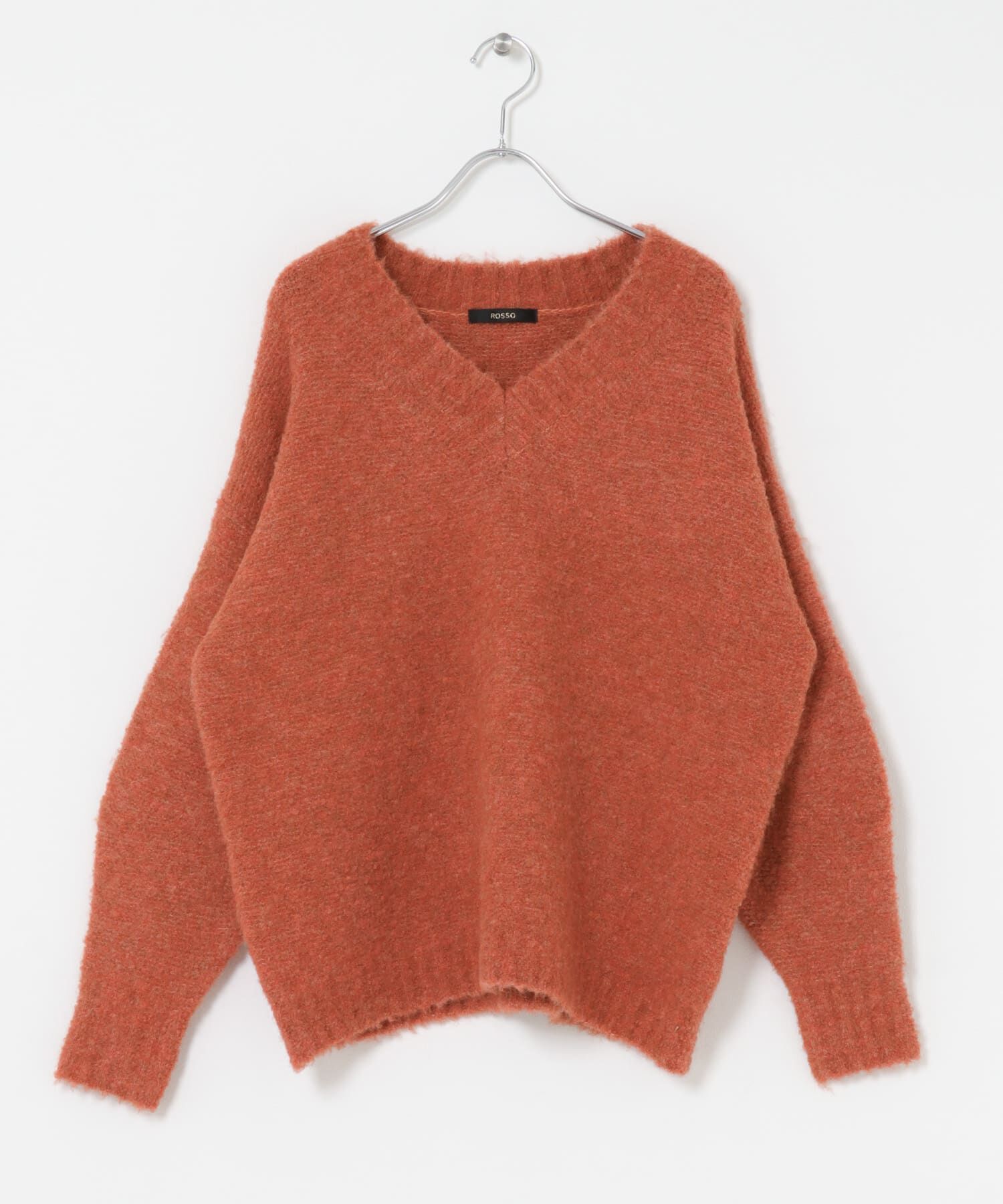 URBAN RESEARCH ROSSO「『WEB限定』Vネックカーブスリーブニット」|ニット・セーター|