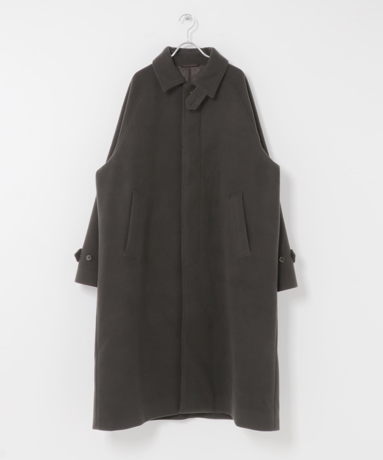 SENSE OF PLACE by URBAN RESEARCH「『ユニセックス』バルマカーンルーズコート」|ノーカラーコート|