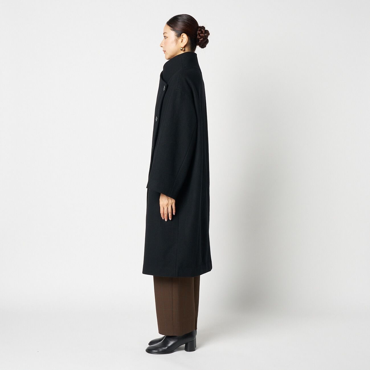 HELIOPOLE「HELIOPOLE WOOL STAND COLLAR COAT」|トレンチコート|