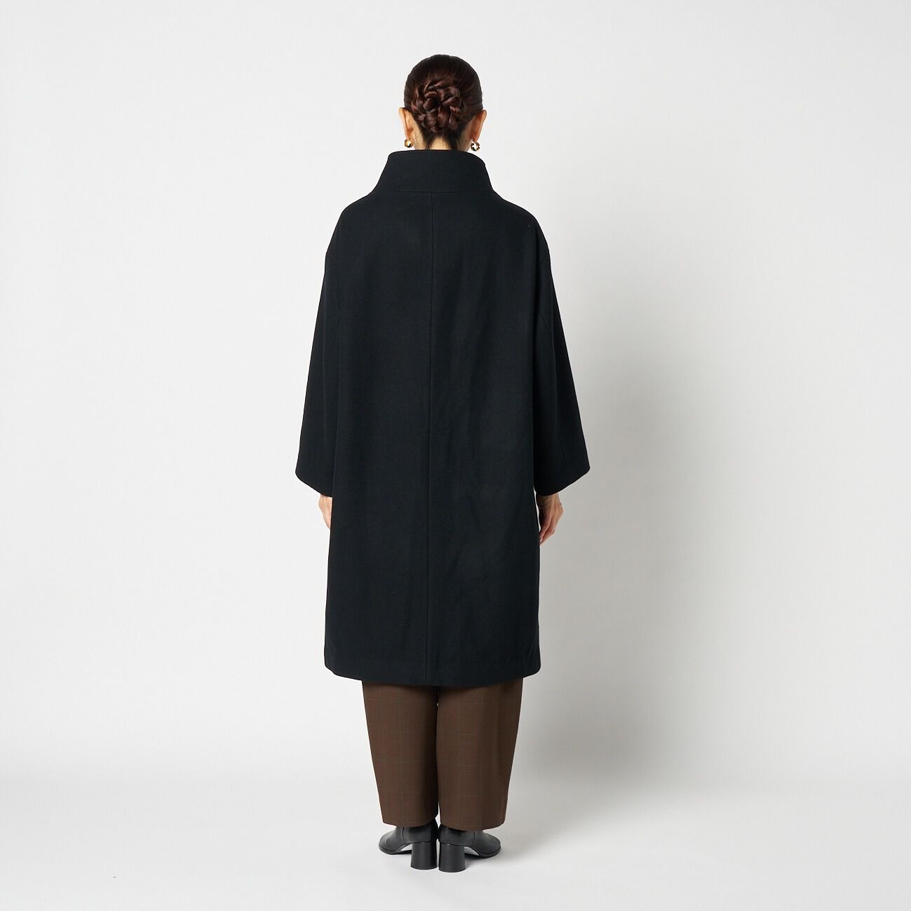 HELIOPOLE「HELIOPOLE WOOL STAND COLLAR COAT」|トレンチコート|