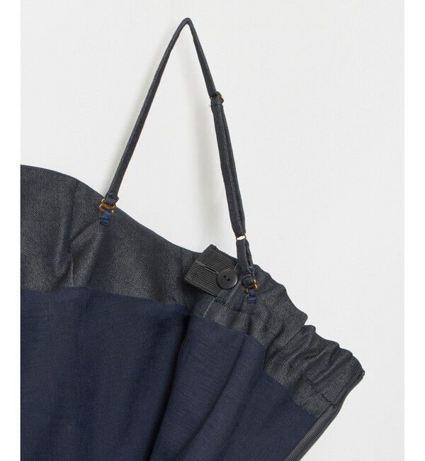 LOULOU WILLOUGHBY「【LOULOU WILLOUGHBY】シャンブレーベアワンピース」|ワンピース|