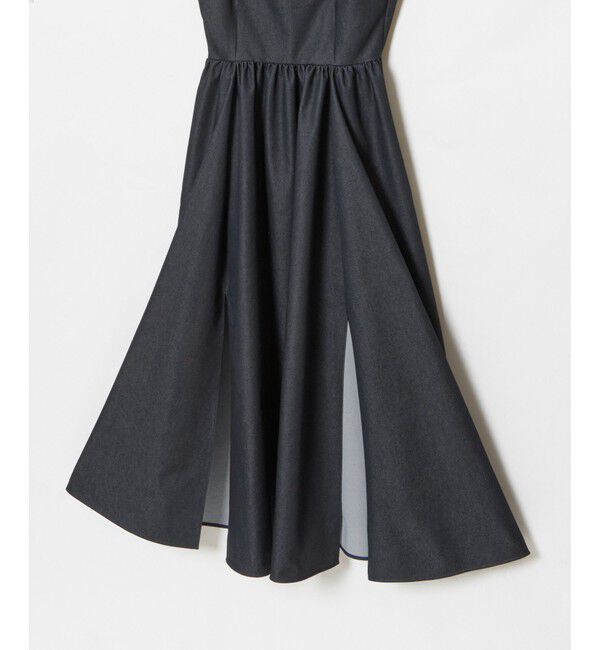 LOULOU WILLOUGHBY「【LOULOU WILLOUGHBY】シャンブレーベアワンピース」|ワンピース|