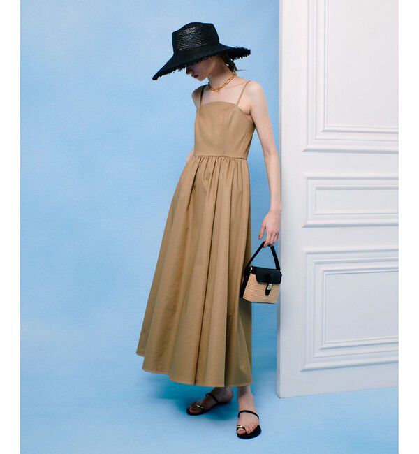 LOULOU WILLOUGHBY「【LOULOU WILLOUGHBY】シャンブレーベアワンピース」|ワンピース|