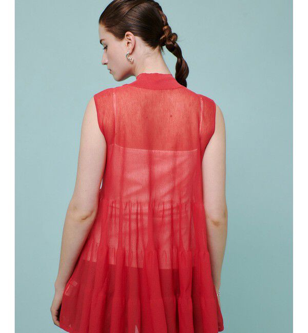 allureville「シアーティアードチュニック」|ニット・セーター|