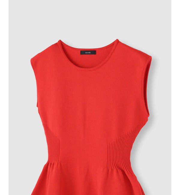 allureville「◇ ウエストマークリブワンピース」|ワンピース|