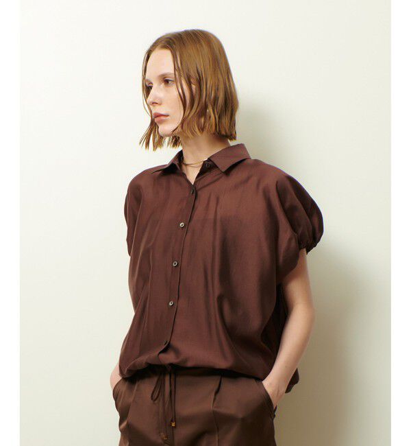 allureville「シアードロストブラウス」|シャツ・ブラウス|