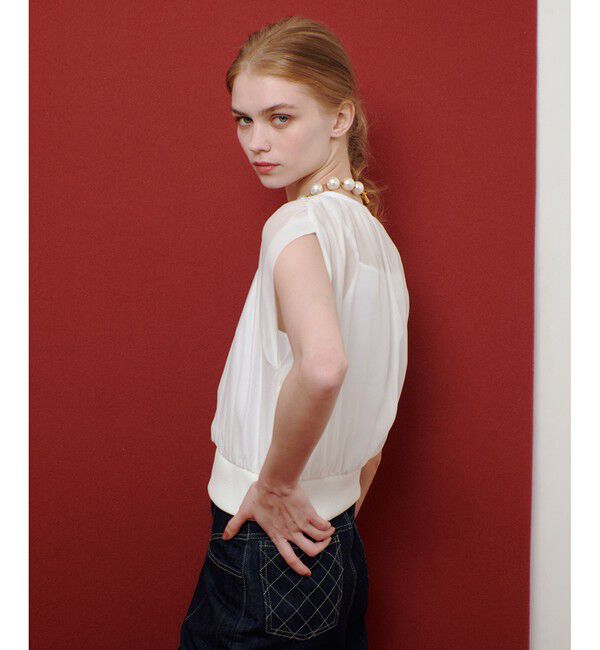 LOULOU WILLOUGHBY「【LOULOU WILLOUGHBY】キャミソールドッキングプルオーバー」|Tシャツ・カットソー|