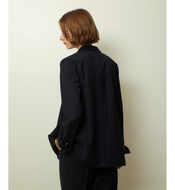 allureville「トリアセサイロピークドラペルジャケット」|テーラードジャケット|