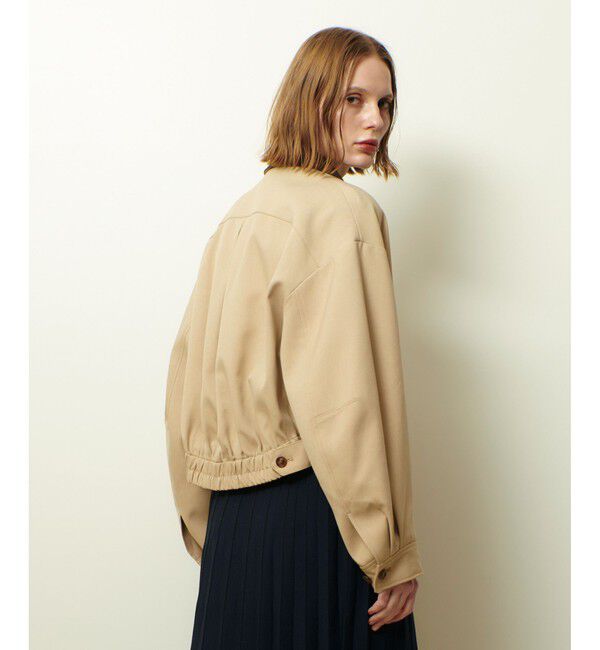 allureville「ステンカラーブルゾン」|ブルゾン・スタジャン|