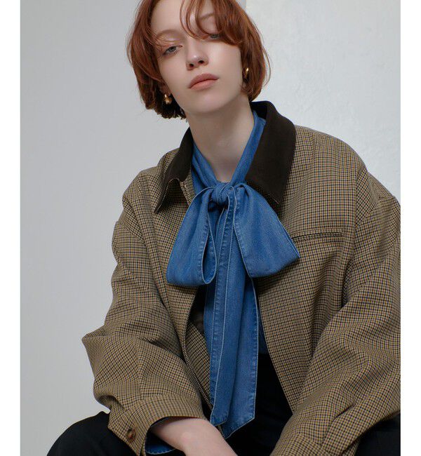 allureville「ステンカラーブルゾン」|ブルゾン・スタジャン|ベージュ系