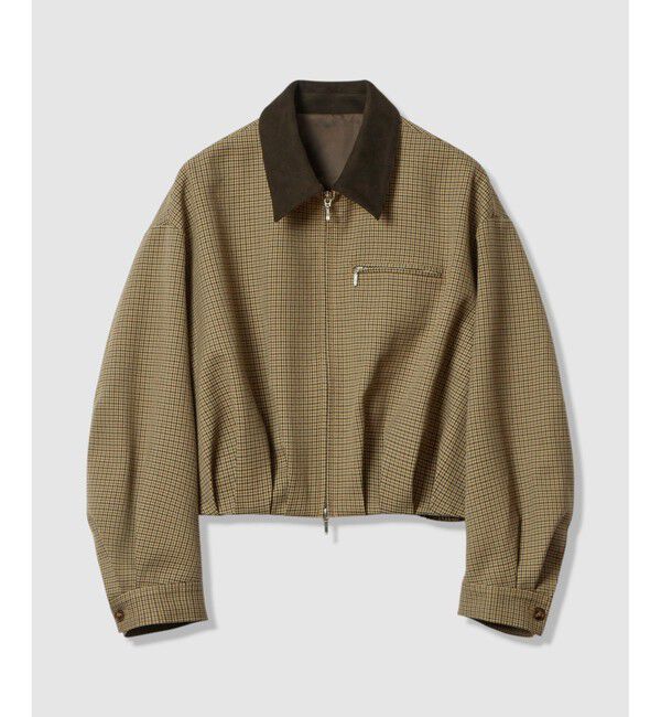 allureville「ステンカラーブルゾン」|ブルゾン・スタジャン|