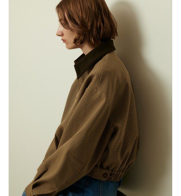 allureville「ステンカラーブルゾン」|ブルゾン・スタジャン|