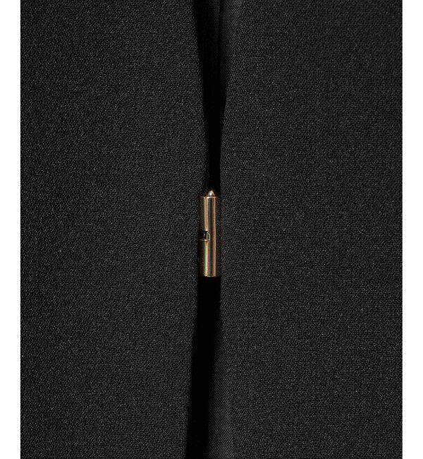 LOULOU WILLOUGHBY「【LOULOU WILLOUGHBY】ダブルクロスノーカラージャケット」|ノーカラージャケット|