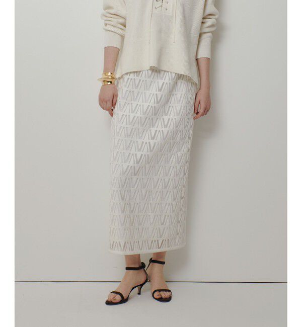 allureville「クロッシェ風レーススカート」|スカート|