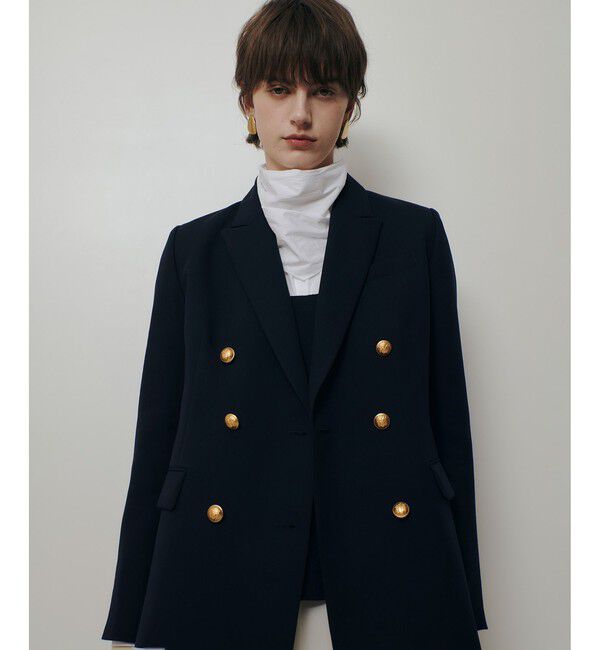 allureville「マットクロスダブルジャケット」|テーラードジャケット|