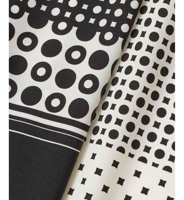 allureville「幾何プリントイージーパンツ」|チノ|