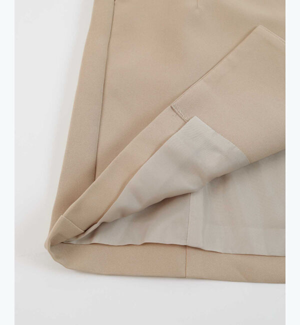 ur's「ベーシックノーカラーVネックジャケット」|ノーカラージャケット|