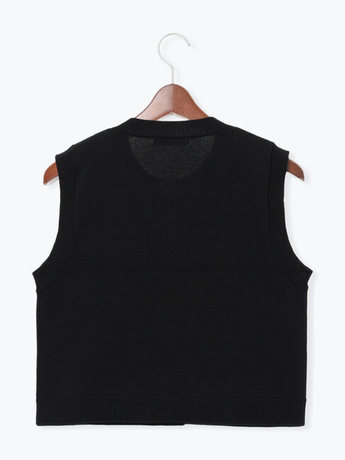 Te chichi「ポケット付きニットベスト」|ニット・セーター|