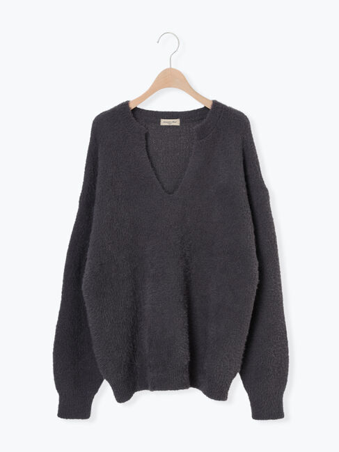 Samansa Mos2「◎シャギーキーネックニット」|ニット・セーター|