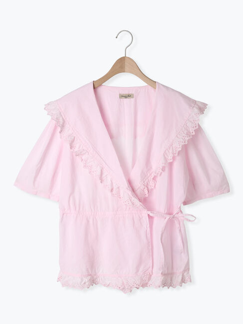 Samansa Mos2「◎カシュクールレースブラウス」|シャツ・ブラウス|