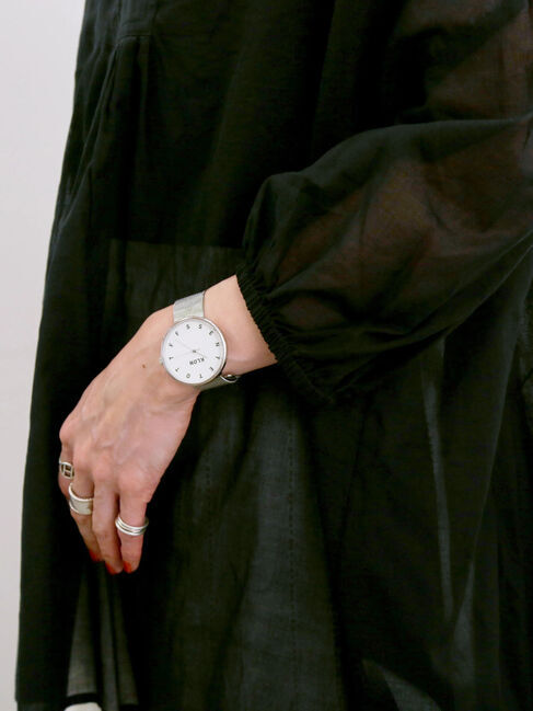 Samansa Mos2 blue「◎シフォンタックブラウス」|シャツ・ブラウス|