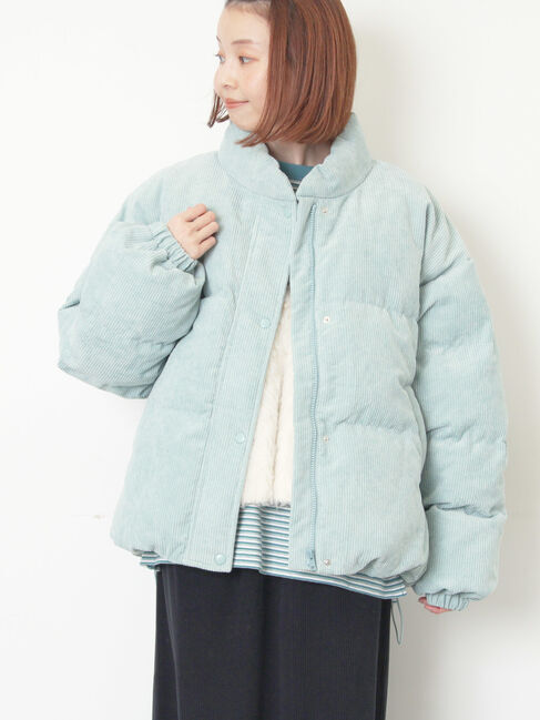 Samansa Mos2「柄アソートコーディロイブルゾン」|ブルゾン・スタジャン|