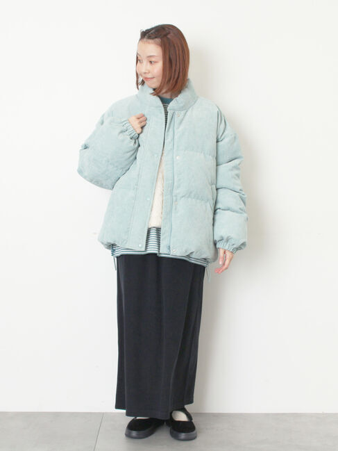 Samansa Mos2「柄アソートコーディロイブルゾン」|ブルゾン・スタジャン|