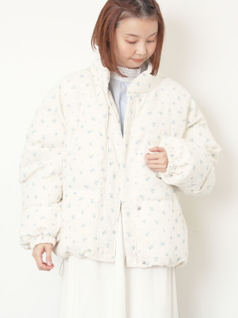 Samansa Mos2「柄アソートコーディロイブルゾン」|ブルゾン・スタジャン|