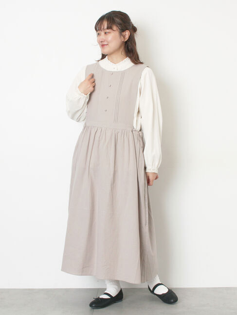 Samansa Mos2「【WEB限定】バックスリットジャンスカ」|ワンピース|