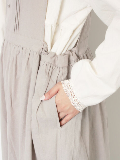 Samansa Mos2「【WEB限定】バックスリットジャンスカ」|ワンピース|