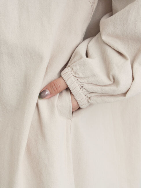 Samansa Mos2「【S/Mサイズ】切替配色刺繍ワンピース」|ワンピース|