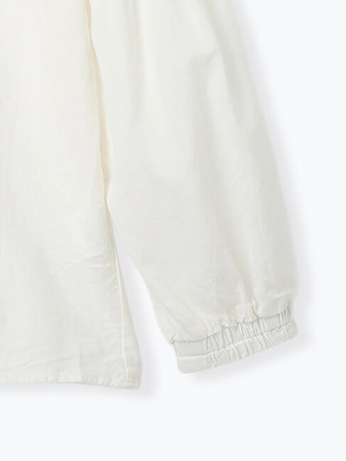 Samansa Mos2「袖シャーリングギャザーブラウス」|シャツ・ブラウス|