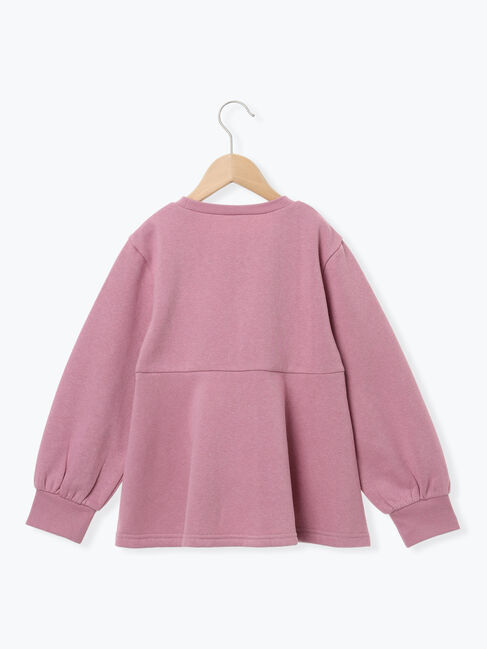 Samansa Mos2 Lagom「いちごさがら刺繍裏起毛トレーナー」|Tシャツ・カットソー|