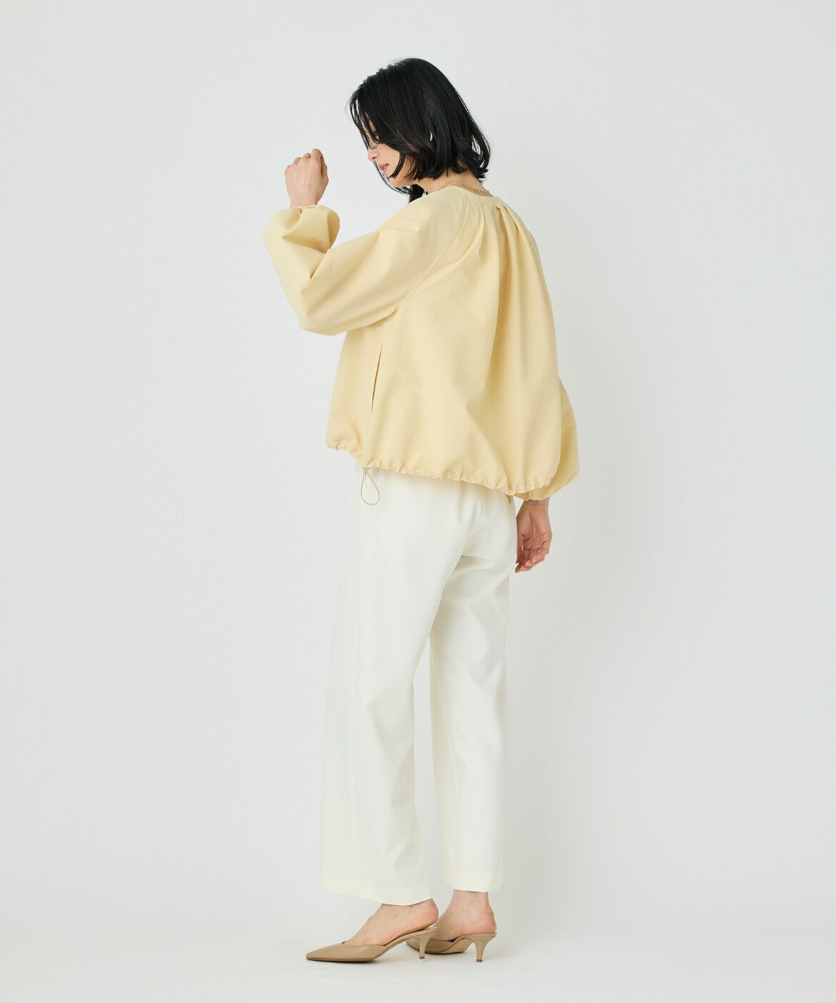 7-IDconcept.「《大きいサイズ》サッカーストレッチブルゾン」|ノーカラージャケット|