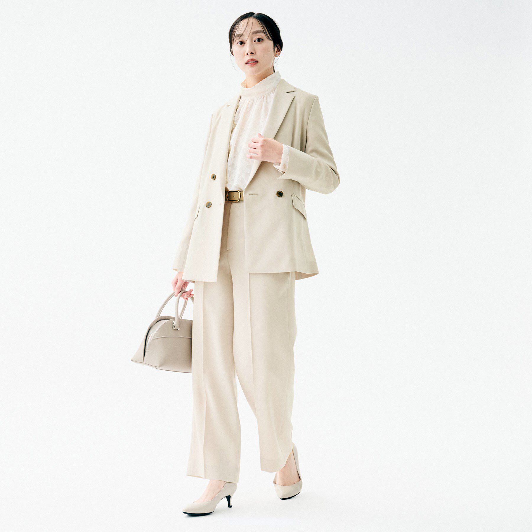 UNTITLED「【イージーケア/接触冷感/UVカット】エアリー ワイドパンツ」|その他|