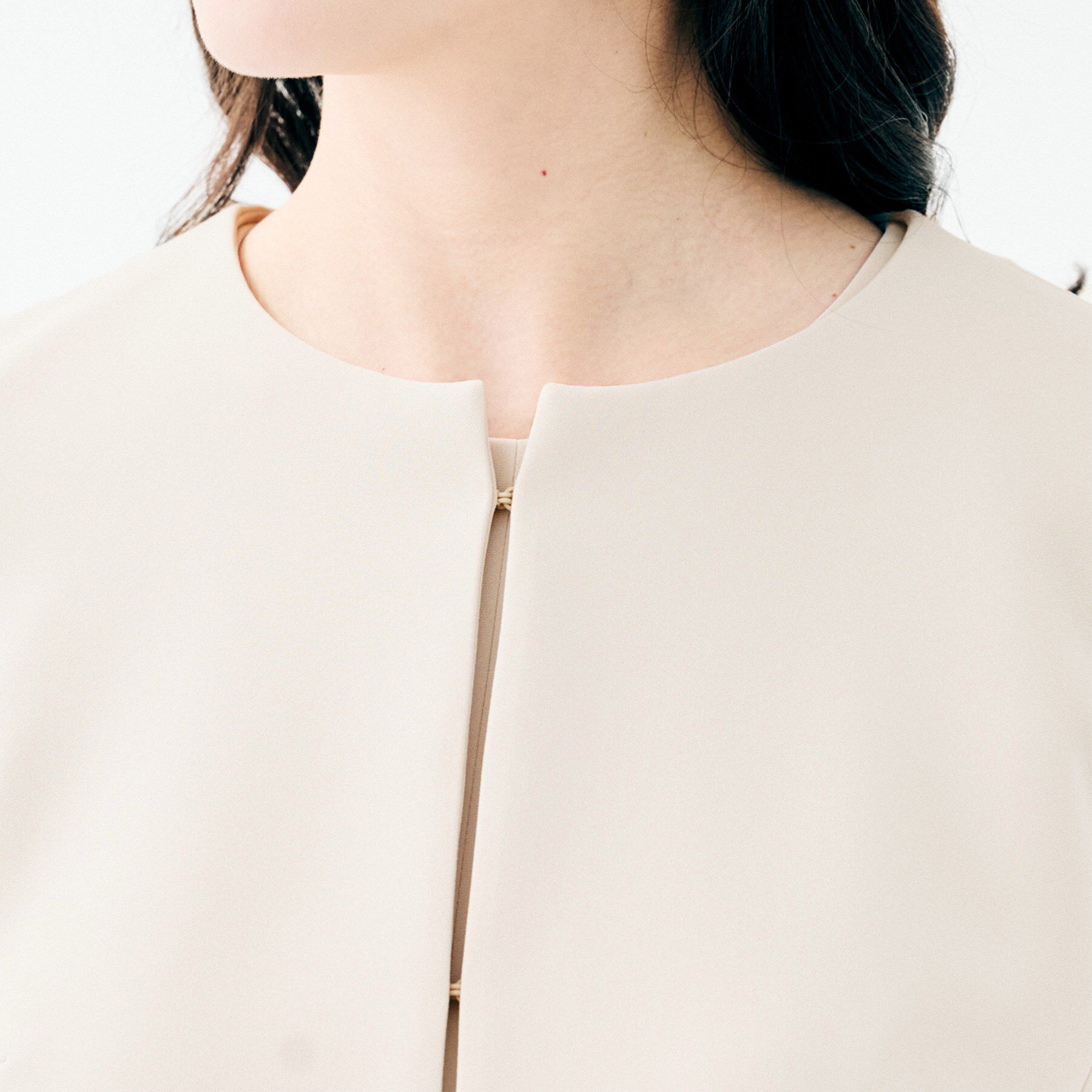 UNTITLED「【洗える/ストレッチ性/軽い】ノーカラージャケット」|ノーカラージャケット|