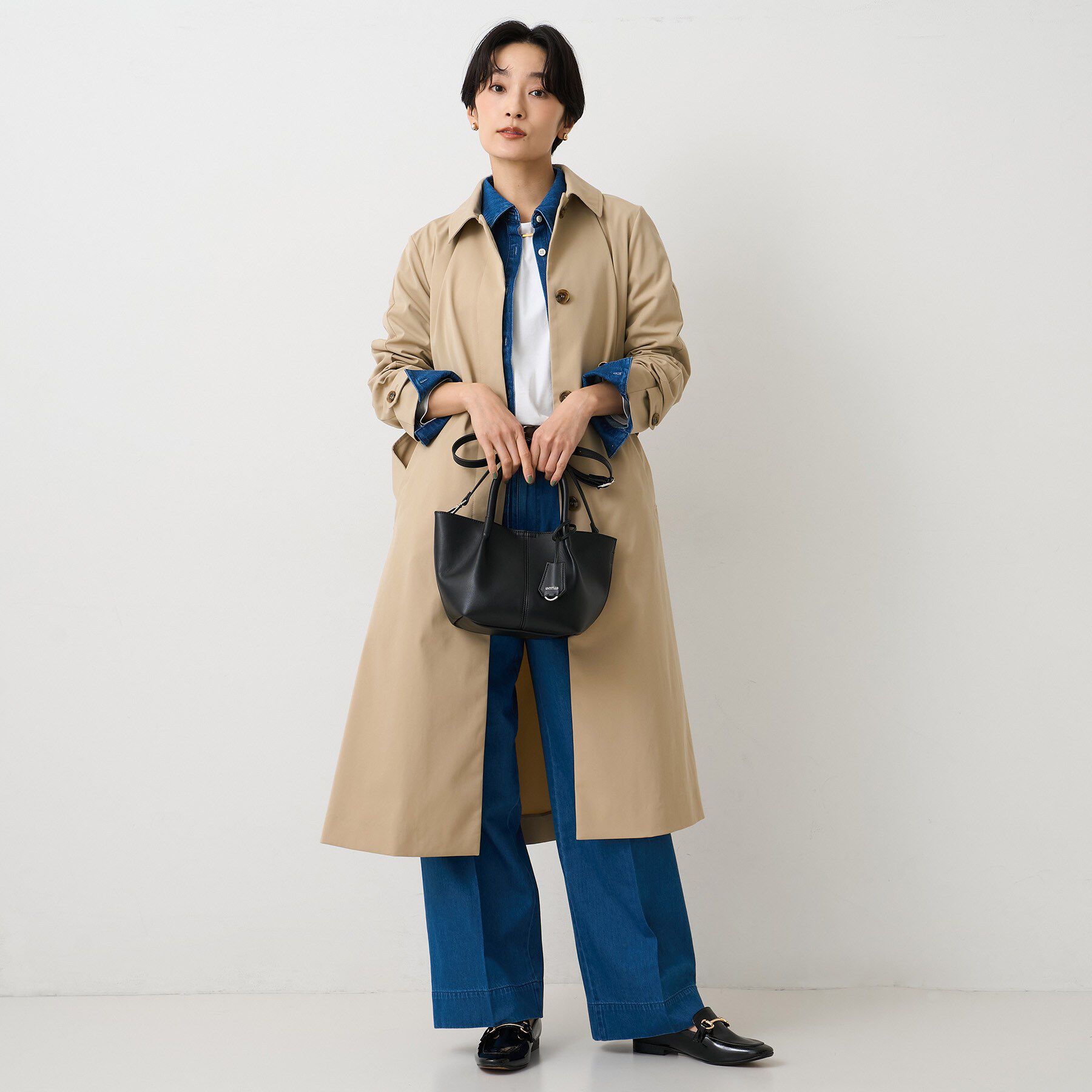 UNTITLED「スプリットレザーミニトート」|トートバッグ|